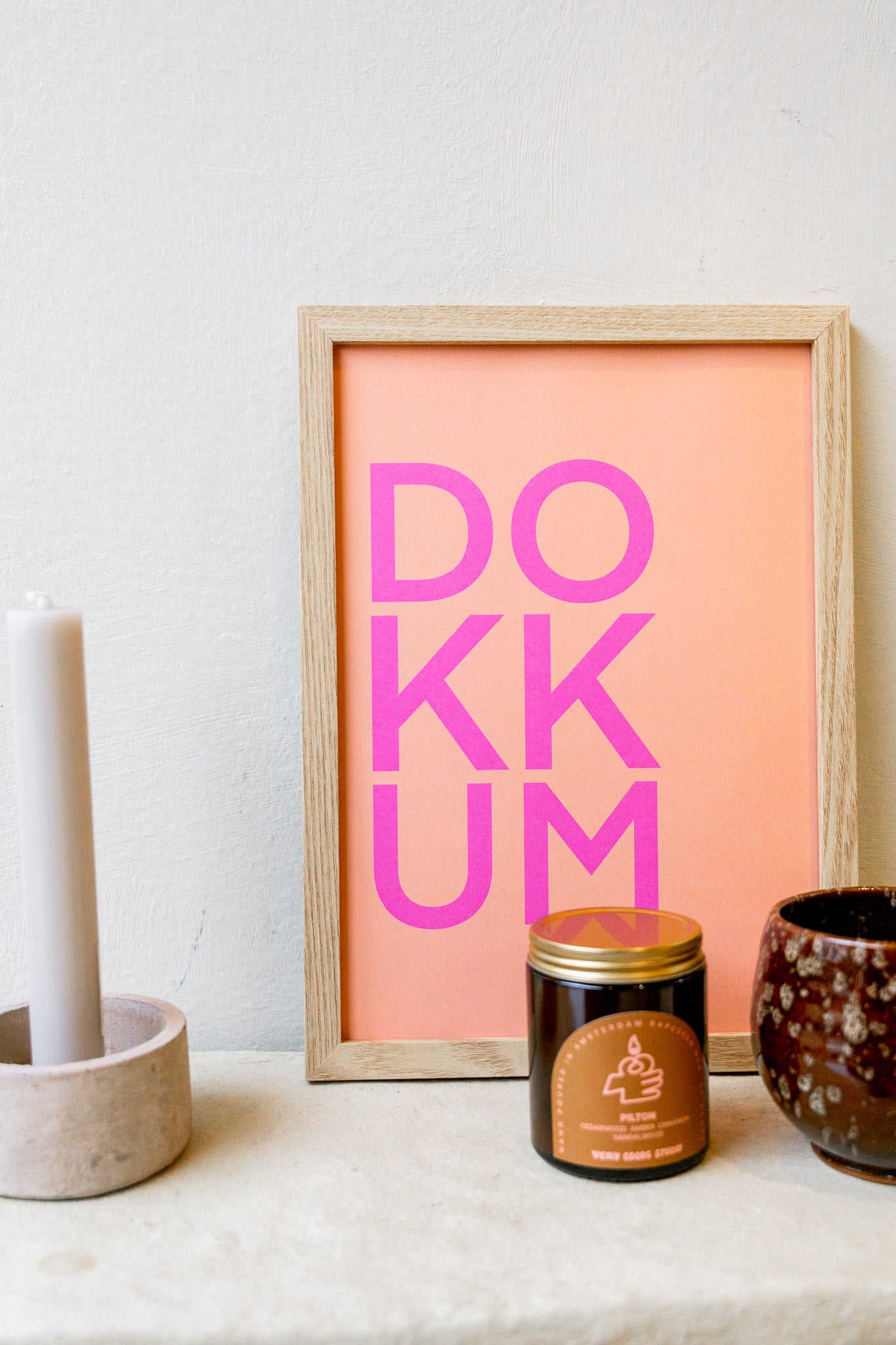 DOKKUM POSTER ROZE