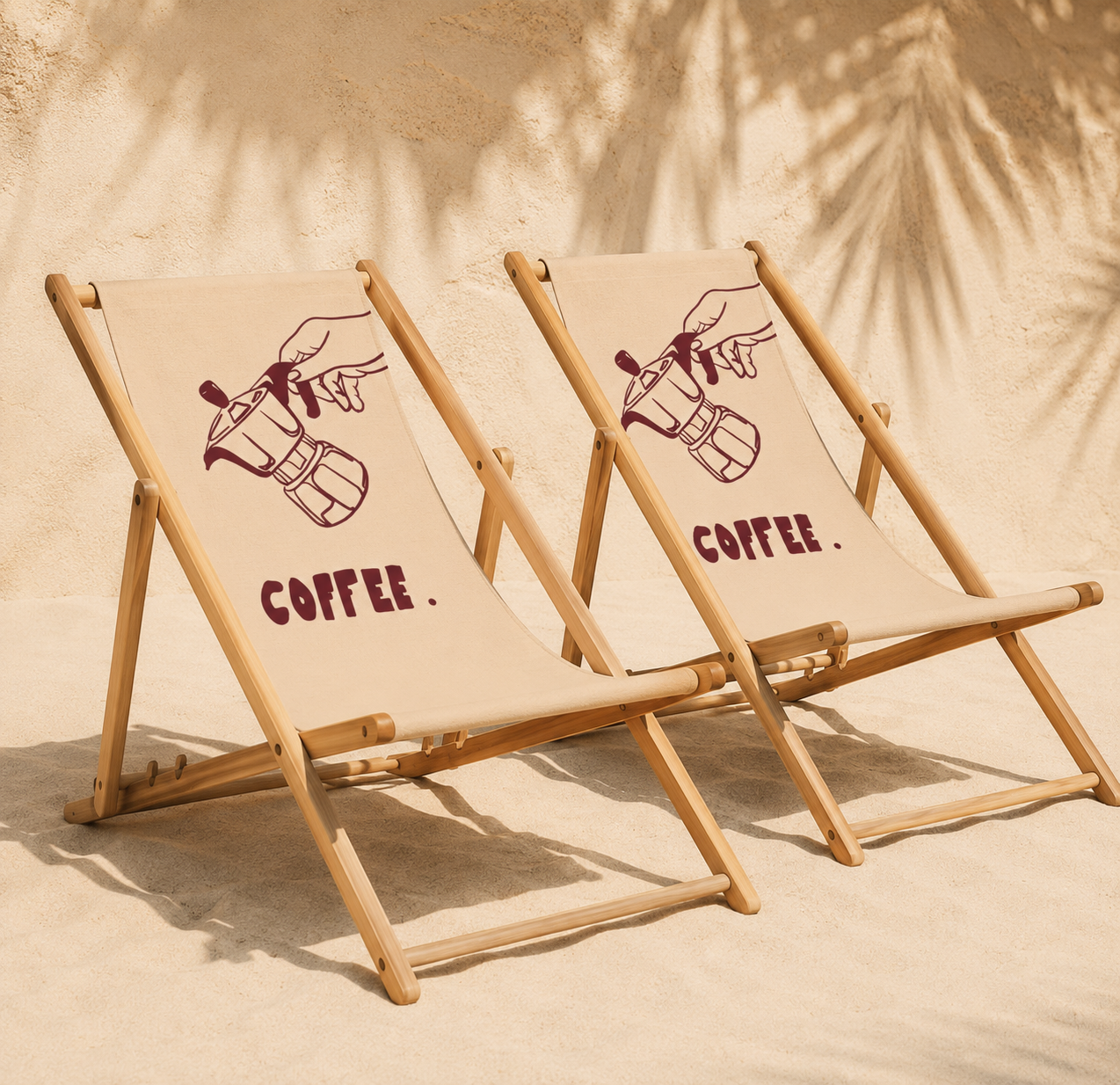 Coffee strandstoel