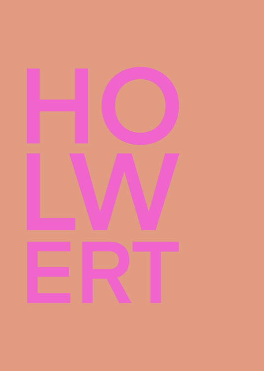 HOLWERT ROZE POSTER INGELIJST A3