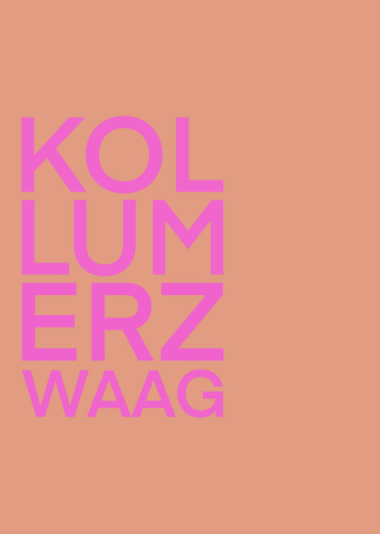 KOLLUMERZWAAG ROZE POSTER INGELIJST
