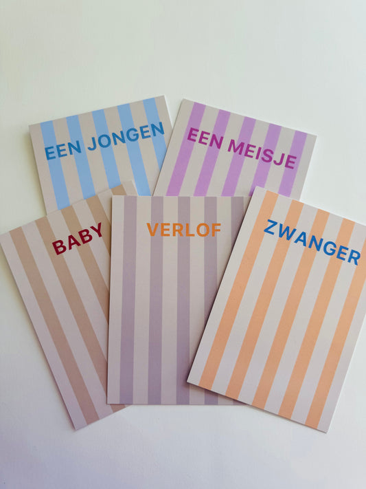 ANSICHTKAARTEN NEW BABY