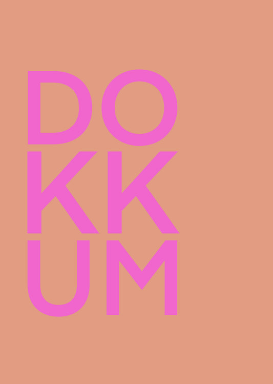 DOKKUM POSTER ROZE