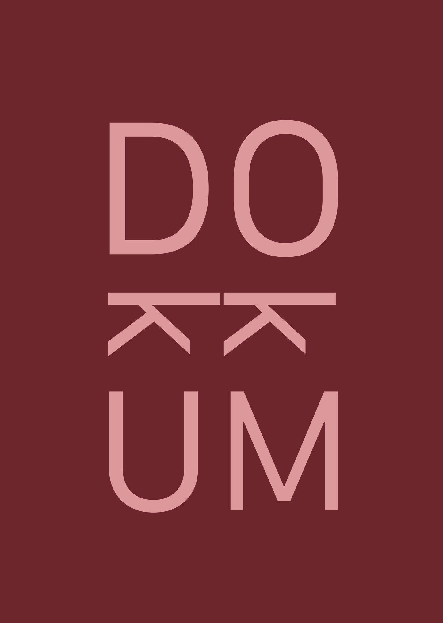 DOKKUM POSTER BURGUNDY