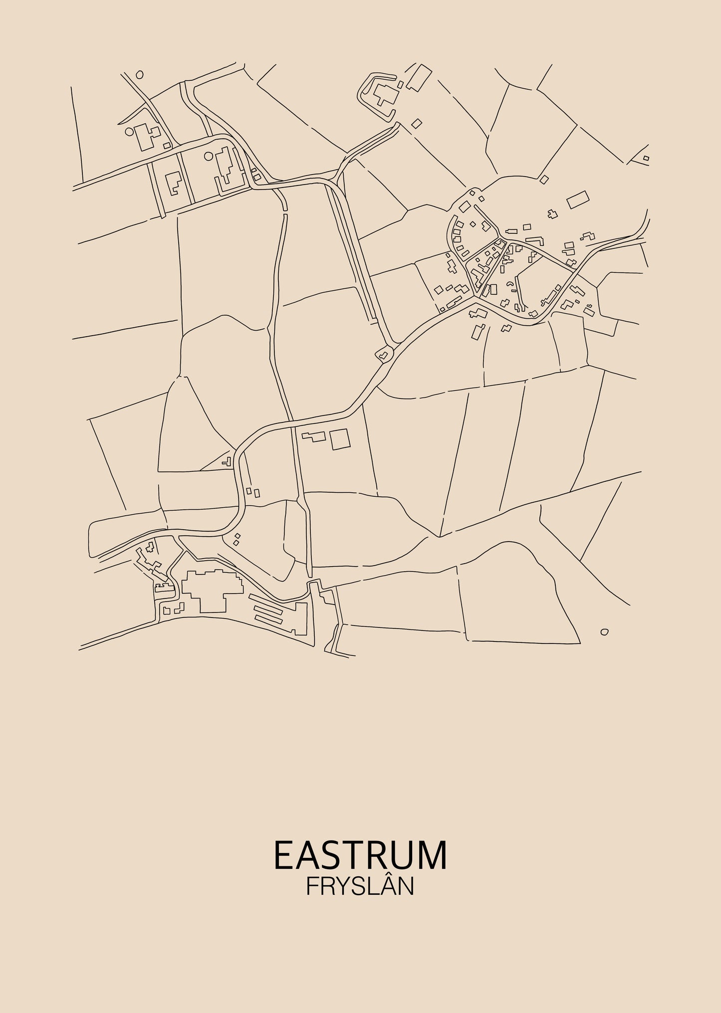 EASTRUM POSTER INGELIJST