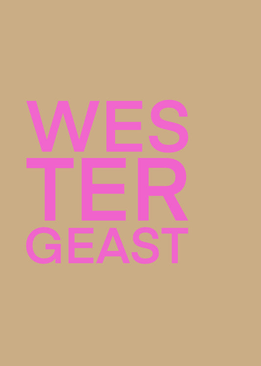 WESTERGEAST BEIGE POSTER INGELIJST