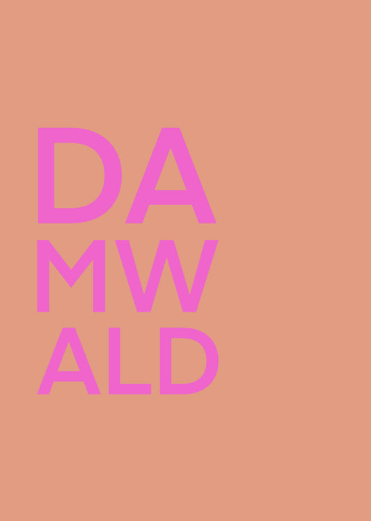 DAMWALD POSTER ROZE