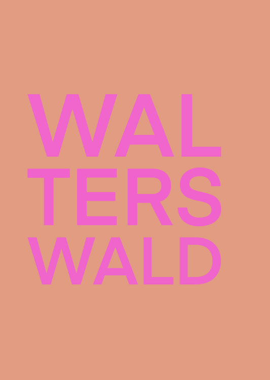 WALTERSWALD ROZE POSTER INGELIJST