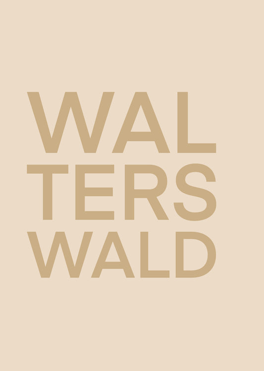 WALTERSWALD BEIGE POSTER INGELIJST