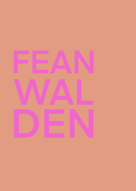 FEANWALDEN ROZE POSTER INGELIJST
